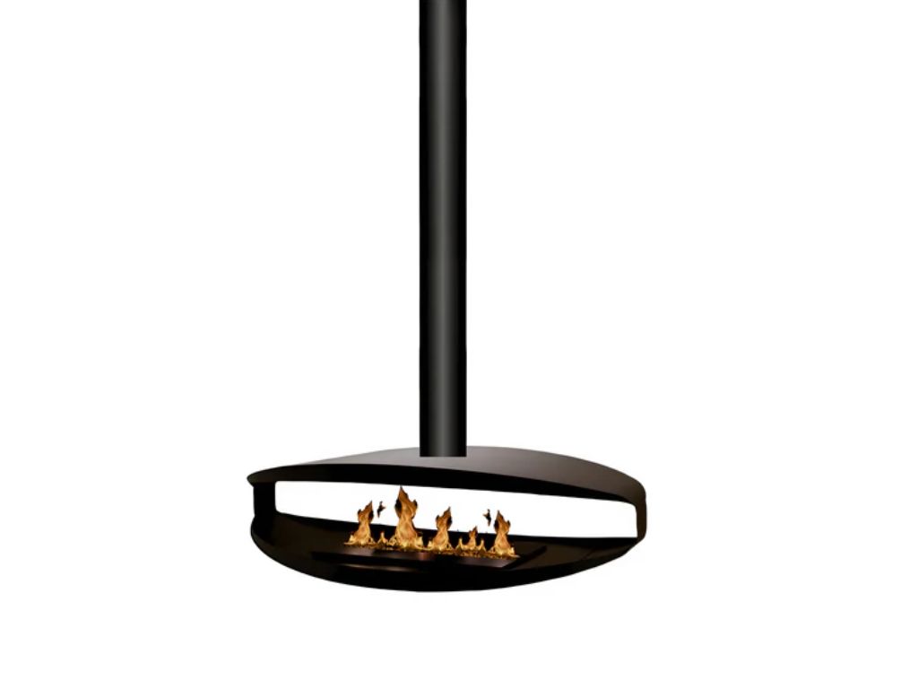 plafondhaard bio ethanol 120cm Zwart kopen